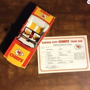 RARE 🏈 KC Chiefs 1966 Ford Mustang Convertible | Officially Licensed by NFL